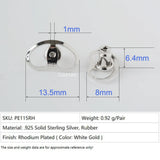 925 Silver Earring Backs, Adjustable Lifts for Droopy Ears