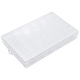 Earring Box Jewelry Storage 36 Compartments with Lid and Adjustable Partition