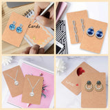 Earring Display Cards Set - 120 Clip Cards, 120 Packs, 240 Backs