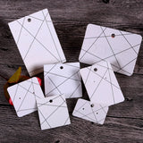 Earring Cards Jewelry Display Paperboard Line Earrings Necklace Packaging Card