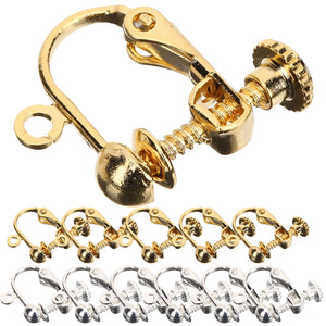 Earring Clip Converter for Pierced Jewelry Screw Findings