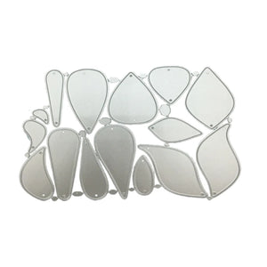 Water Drop Metal Earring Die Cuts for DIY Jewelry Making