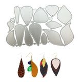 Water Drop Metal Earring Die Cuts for DIY Jewelry Making