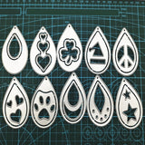 Water Drop Earring Cutting Dies for DIY Crafts