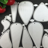 Water Drop Metal Earring Die Cuts for DIY Jewelry Making