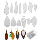 Water Drop Metal Earring Die Cuts for DIY Jewelry Making