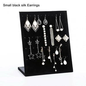 Velvet Earring Display Stand Jewelry Rack Organizer