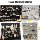 Velvet Earring Display Stand Jewelry Rack Organizer