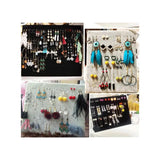 Velvet Earring Display Stand Jewelry Rack Organizer