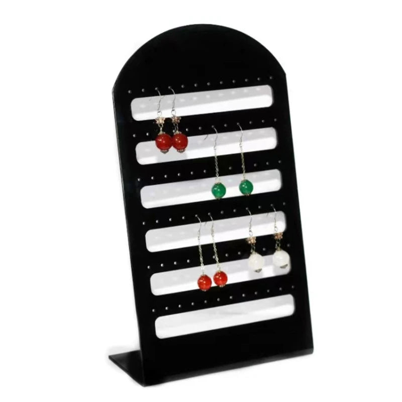 Acrylic Earring Display Stand Porous Organizer 3 Colors Choose