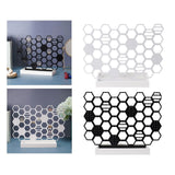 Honeycomb Metal Earring Display Stand Large Storage