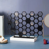 Honeycomb Metal Earring Display Stand Large Storage