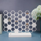 Honeycomb Metal Earring Display Stand Large Storage