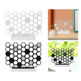 Honeycomb Metal Earring Display Stand Large Storage