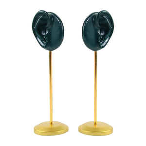 Resin Ear Shaped Stud Holder Jewelry Storage Earring Display Stand