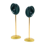 Resin Ear Shaped Stud Holder Jewelry Storage Earring Display Stand