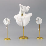 Round Base Earring Display Stand for Dresser Collection