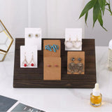 Rustic Earring Display Stand for Business Card