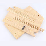 Wooden Earring Display Stand Jewelry Holder Organizer Rack
