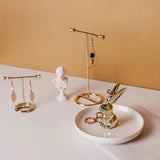 Metal Earring Hanger Ring Bracelet Holder Stand