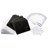 Earring Necklace Display Cards with Secure Backs and Bags