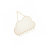 Cloud Wall Mounted Earring Holder Organizer