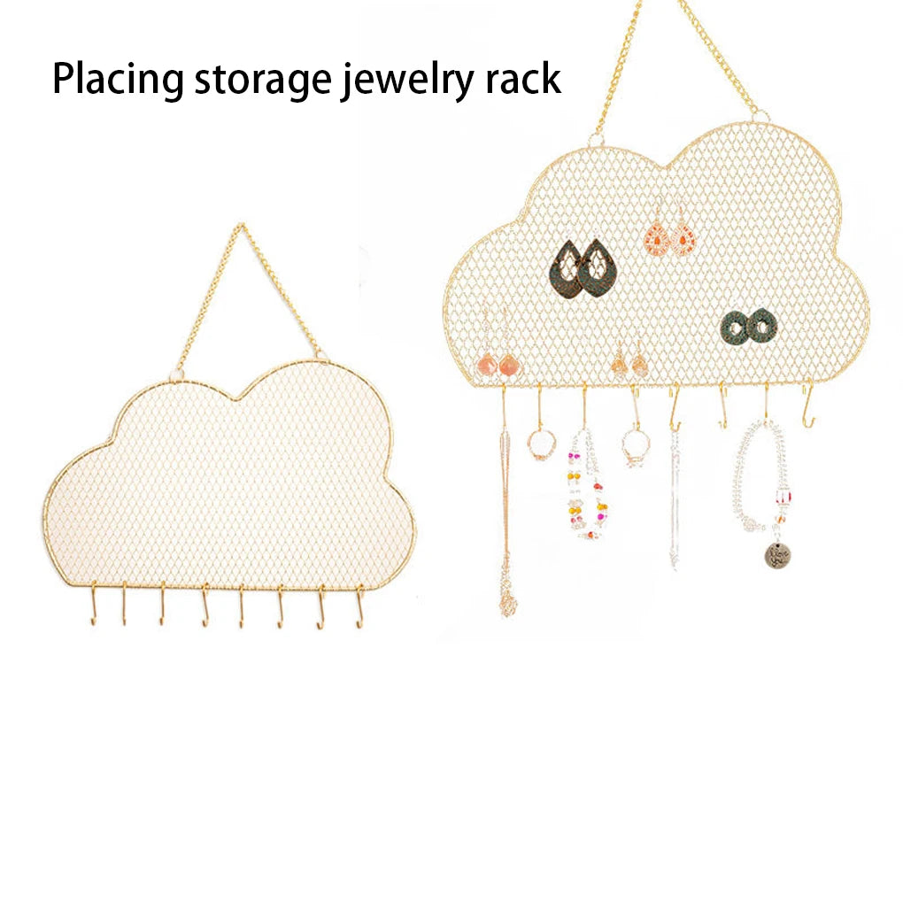 Earring Holder Hanging Organizer Wall Mounted Storage Rack