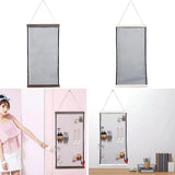 Earring Holder Mesh Display Rack Wooden Decoration