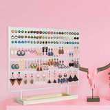 Earring Holder Organizer Stand, 145 Holes Jewelry Holder Tower