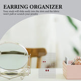 Acrylic Earring Holder Stand Rack Display Organizer L Shaped Storage Necklace
