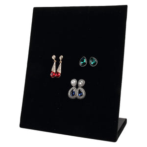 Velvet Earring Holder Stand 60 Holes Square Display Board