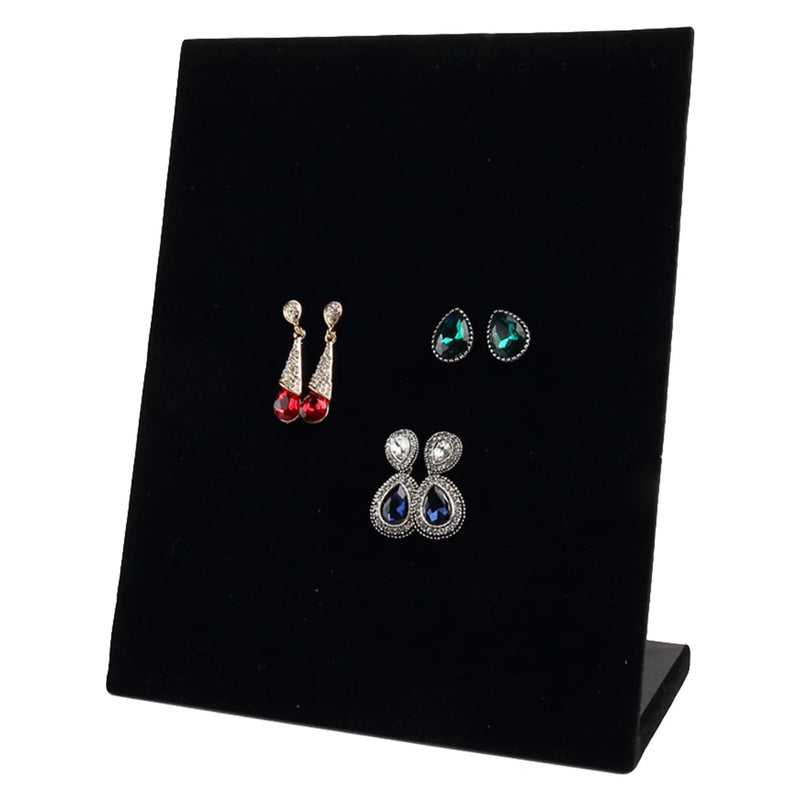 Velvet Earring Holder Stand 60 Holes Square Display Board