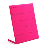 Velvet Earring Holder Stand 60 Holes Square Display Board