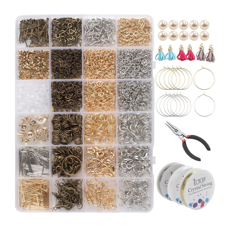 Earring Hooks 995 Pieces Earring Making Set DIY with Box
