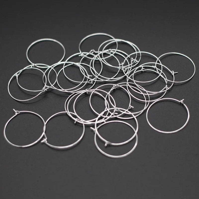 Circle Hoop Wine Glass Rings 100Pcs