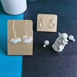 Plastic Earrings Display Stand Organizer Rack Holder Shelf