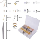 Earring Making Kit with Hooks, Posts and Backs for Earrings