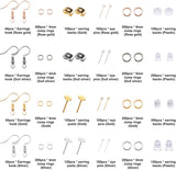 Earring Making Kit with Hooks, Posts and Backs for Earrings