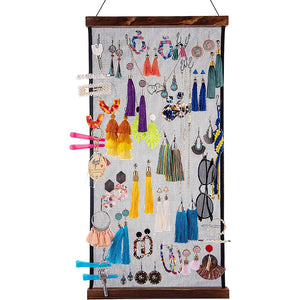 Earring Necklace Holder Wall Display Stand