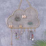 Earring Organizer Wall Mount Holder with Hooks