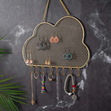 Earring Organizer Wall Mount Holder with Hooks