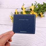 100pcs Earring Paperboard Card Jewelry Holder Pack