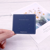 100pcs Earring Paperboard Card Jewelry Holder Pack