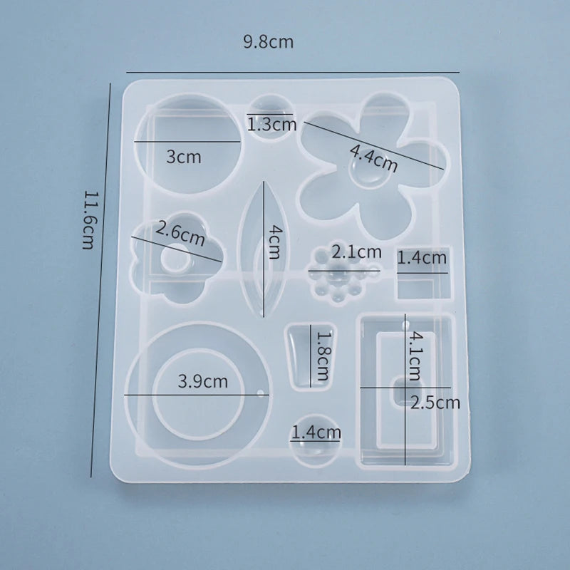Earring Pendant Silicone Mold DIY Epoxy Resin Jewelry