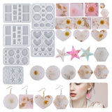 Earring Pendant Epoxy Silicone Mould 3D Casting Mold DIY Craft Making