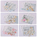 Earring Pendant Epoxy Silicone Mould 3D Casting Mold DIY Craft Making