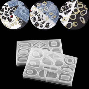 Resin Earring Pendant Silicone Mold DIY UV Epoxy Flower Jewelry Making