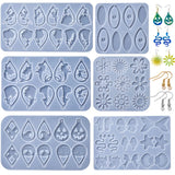 Flower Silicone Mold DIY Epoxy Resin Mould Jewelry Making Tools Necklace Keychai