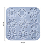Flower Silicone Mold DIY Epoxy Resin Mould Jewelry Making Tools Necklace Keychai
