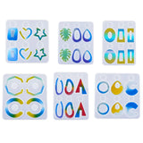 Silicone Earring Pendant Mold DIY UV Resin Jewelry Making Tools